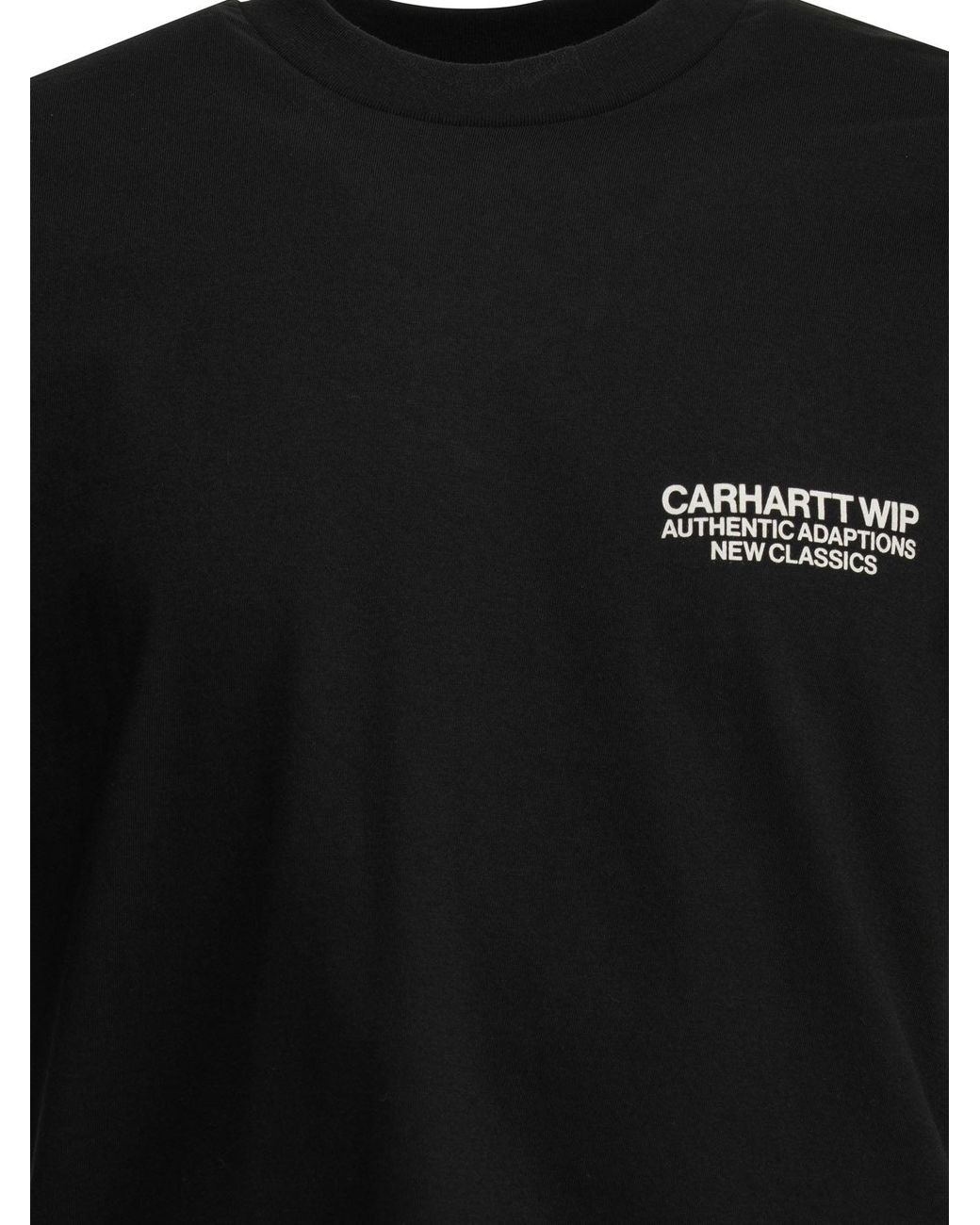 Carhartt Black "S/S Sean Hamilton 03" Crew-Neck T-Shirt for men