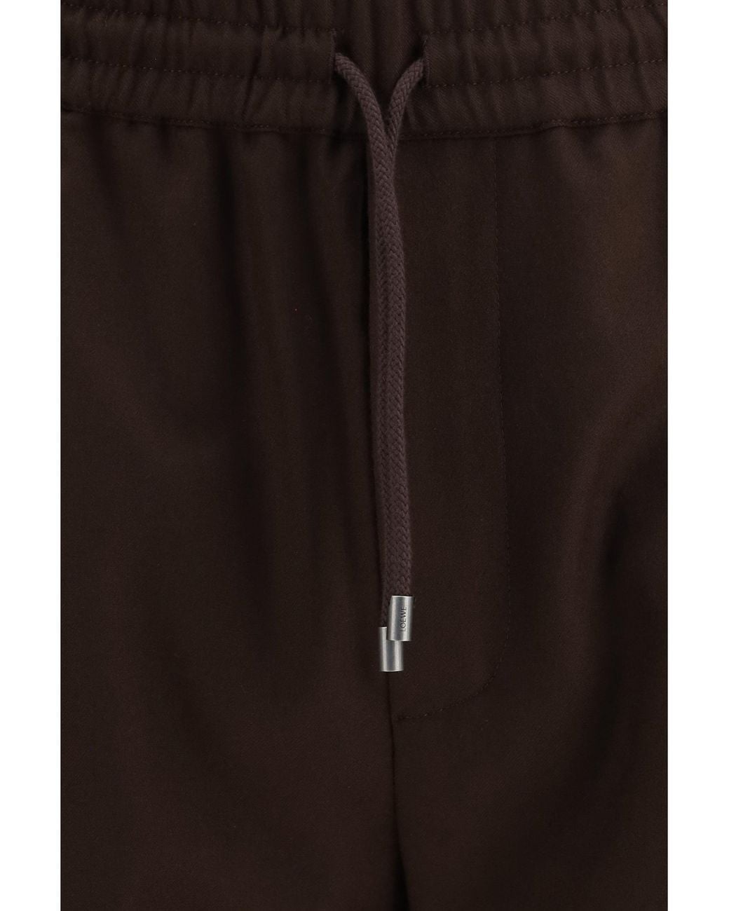 Loewe Brown Wool Drawstring Pants for men