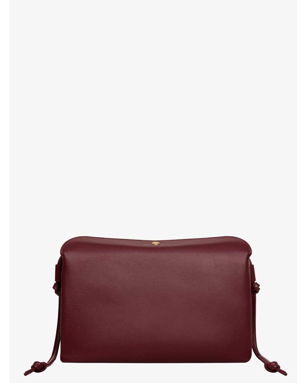 Céline Purple Trio Leather Crossbody Bag