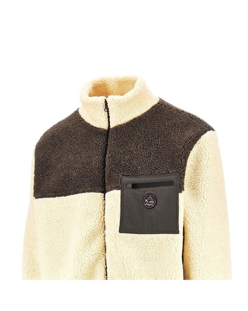 Mauna Kea Metallic Color Block Sherpa Fleece Jacket for men