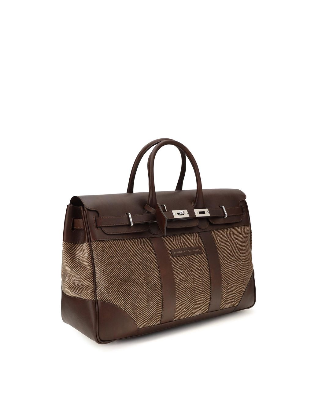 Brunello Cucinelli Brown Travel Bag for men