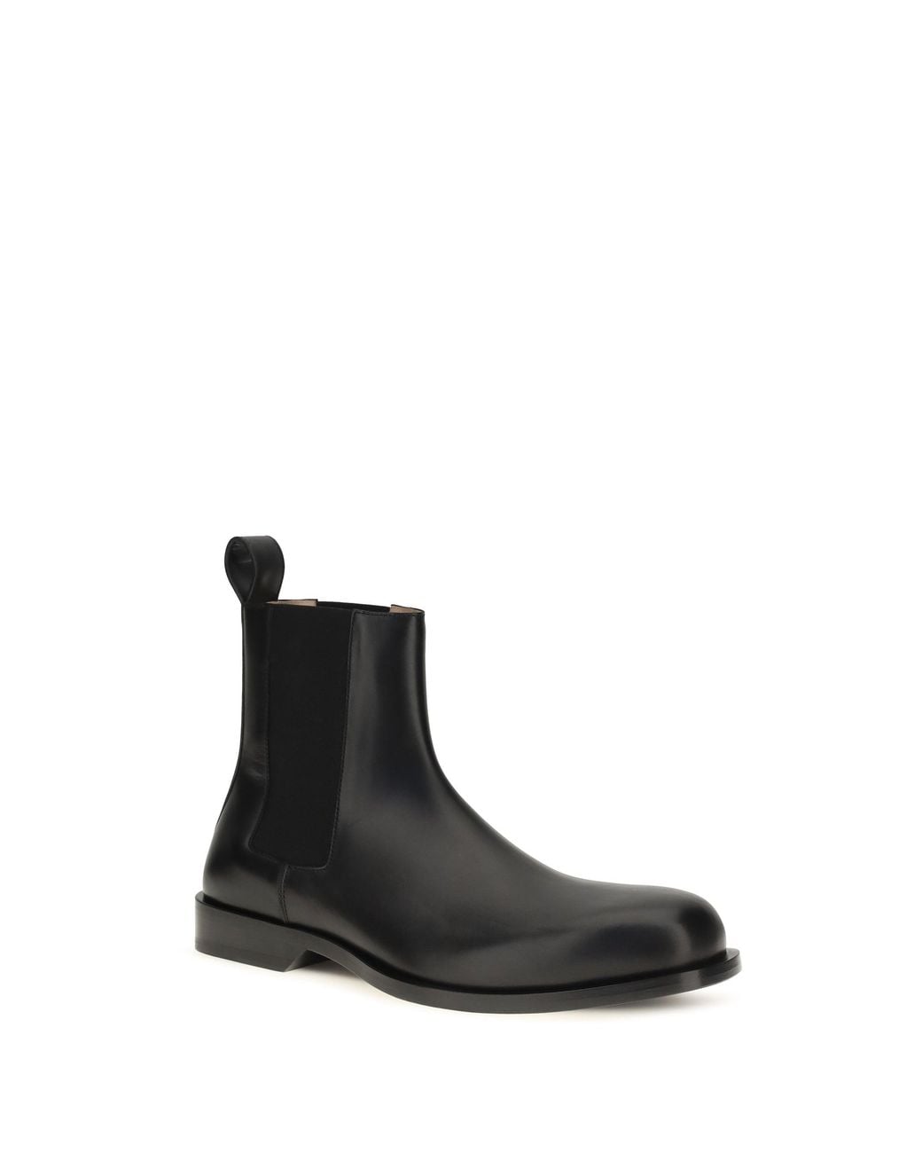 Loewe Black Chelsea Boots Bobine Polished Leather Calf for men