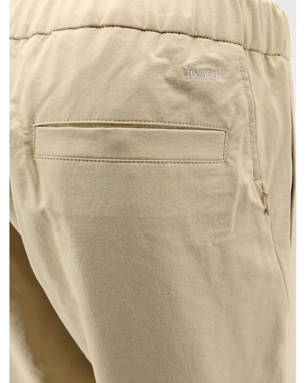 Laminar Natural Nylon Blend Trousers for men