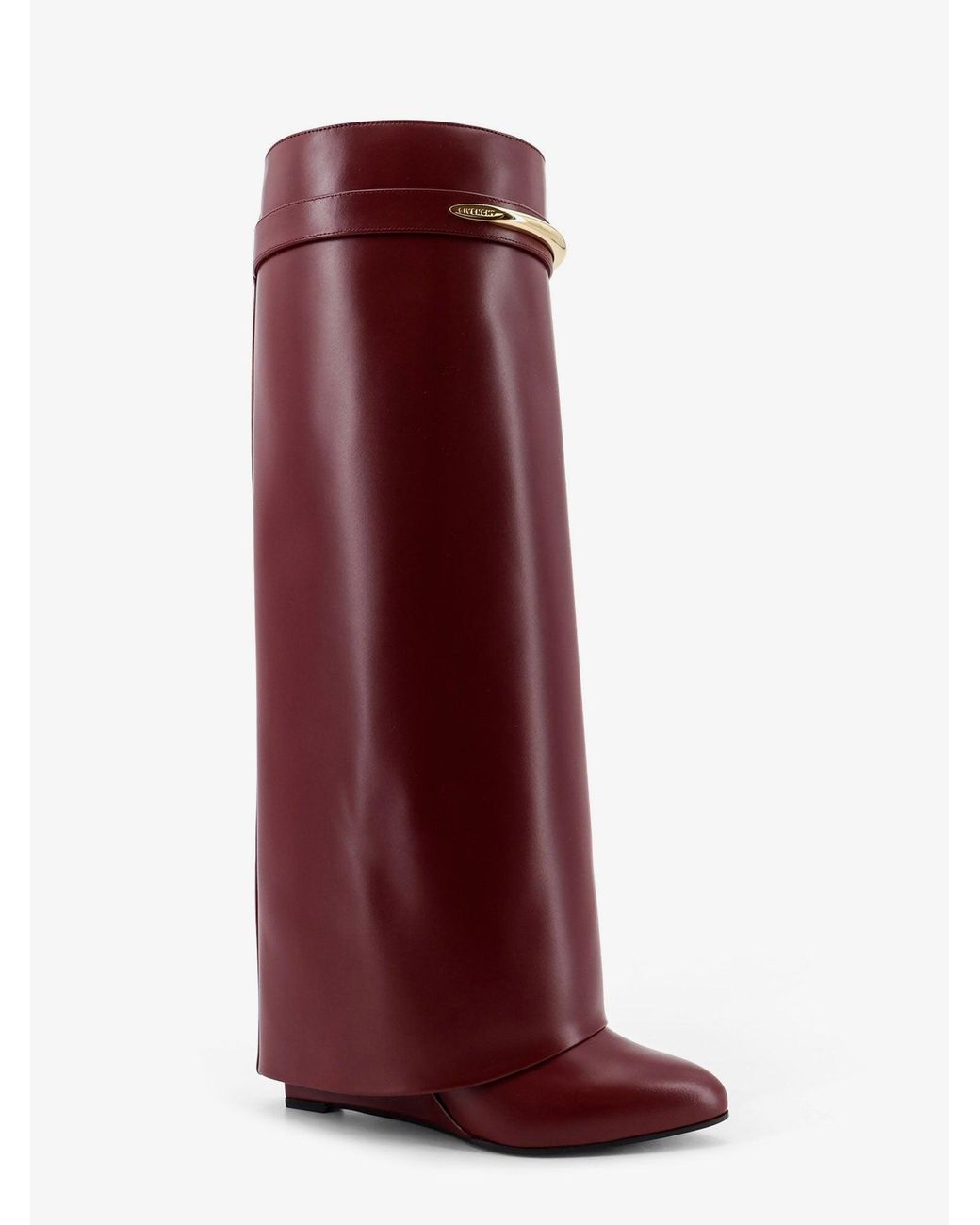 Givenchy Red Shark Leather Boots