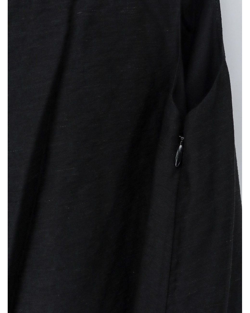 LAMRONS Black Dress Viscose And Lyocell Blend