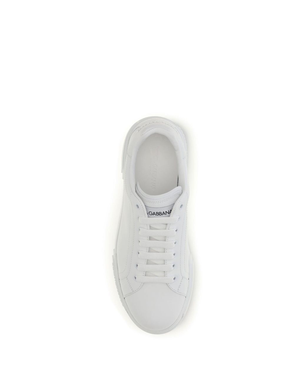 Dolce & Gabbana White Leather Sneakers for men