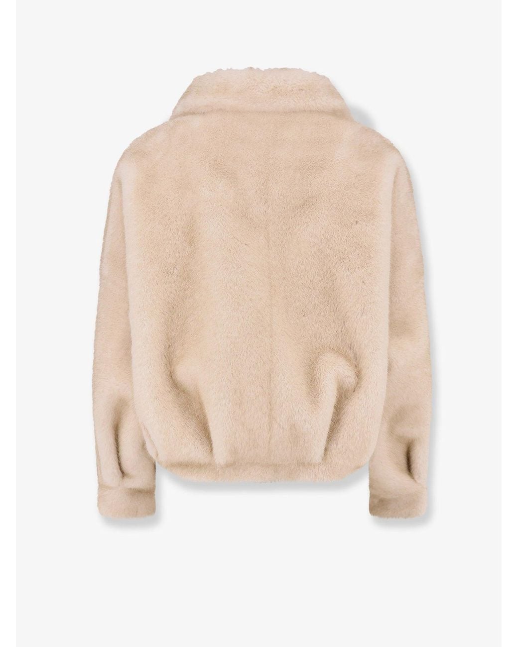 VALENTINI 1972 Natural Faux Mink Jacket