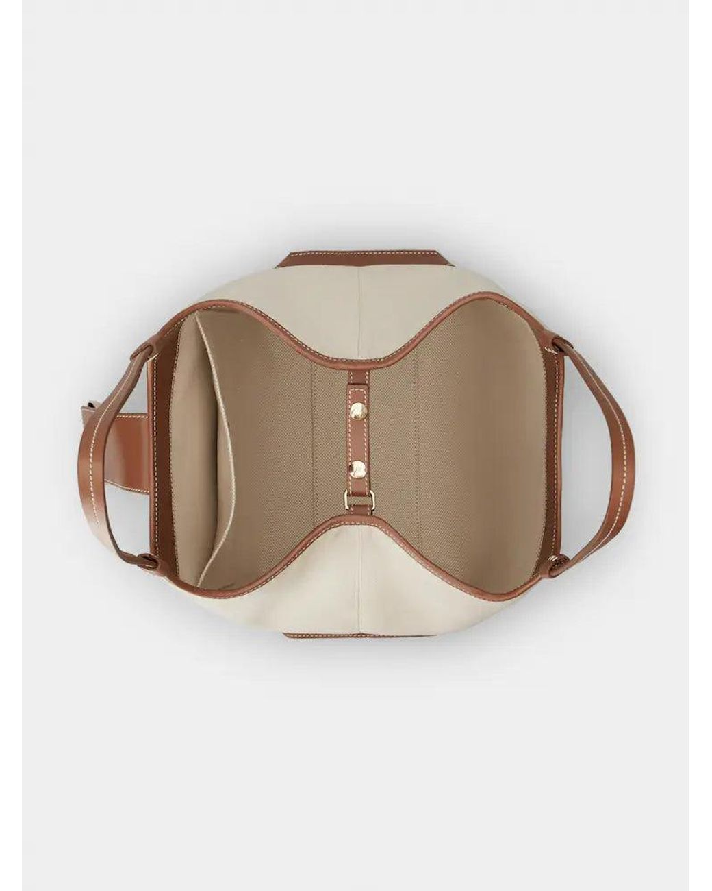 Roger Vivier Natural Viv' Choc Tote Bag