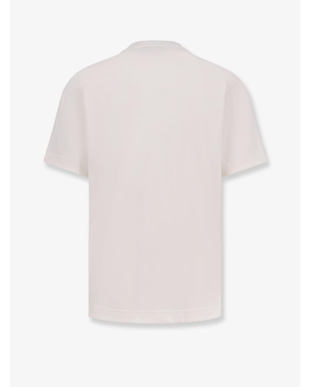 Burberry White Seth Biologic Cotton Blend T-Shirt for men