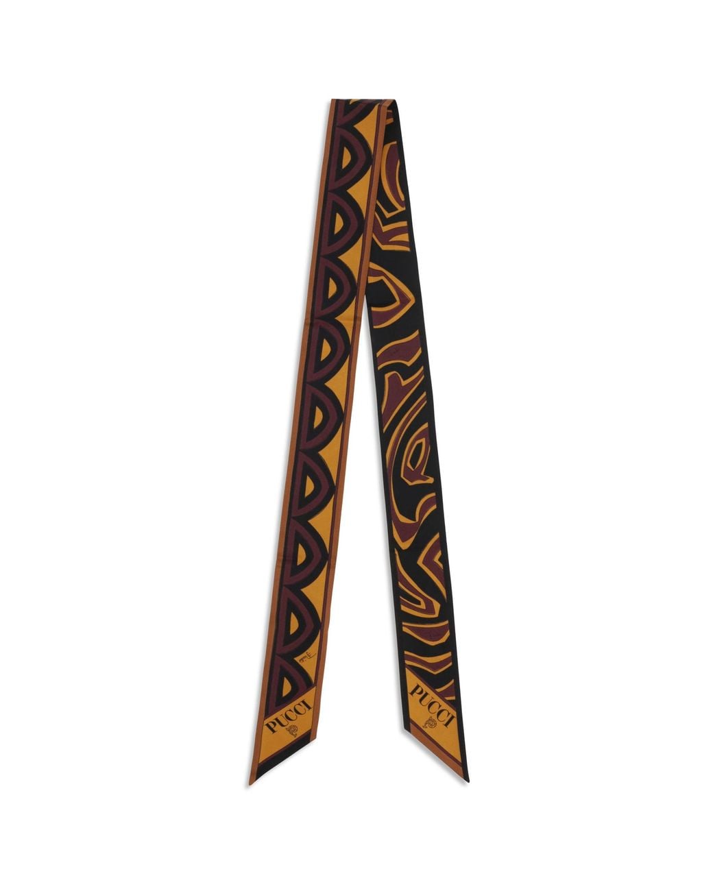 Emilio Pucci Natural Silk Twill Scarf