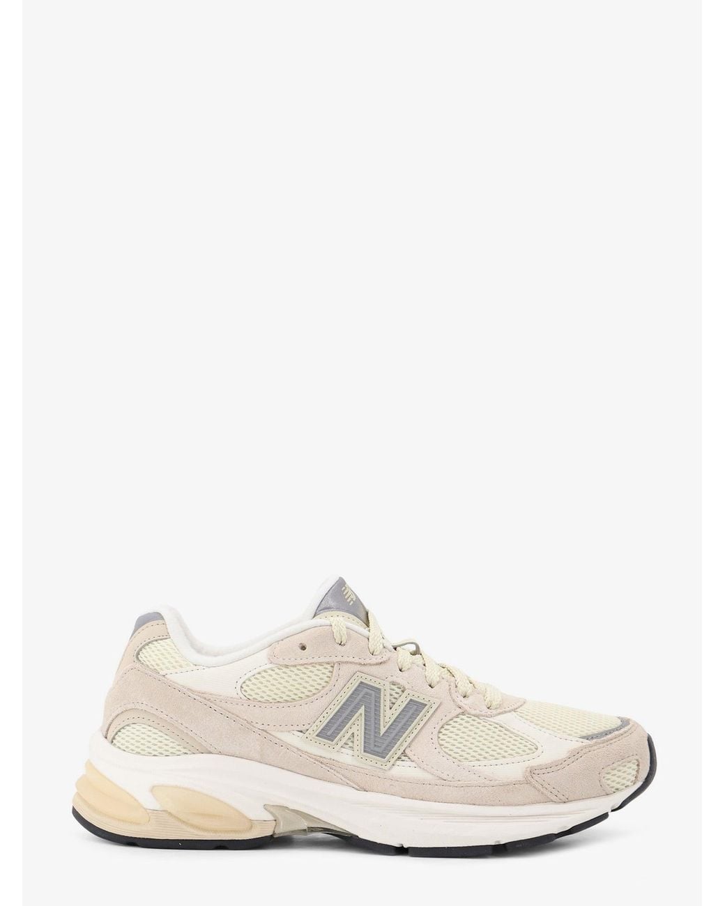 New Balance White U2010 Mesh And Suede Sneakers With Side Logo for men