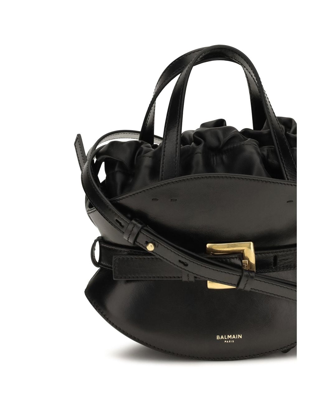 Balmain Black Shuffle Mini Shoulder Bag
