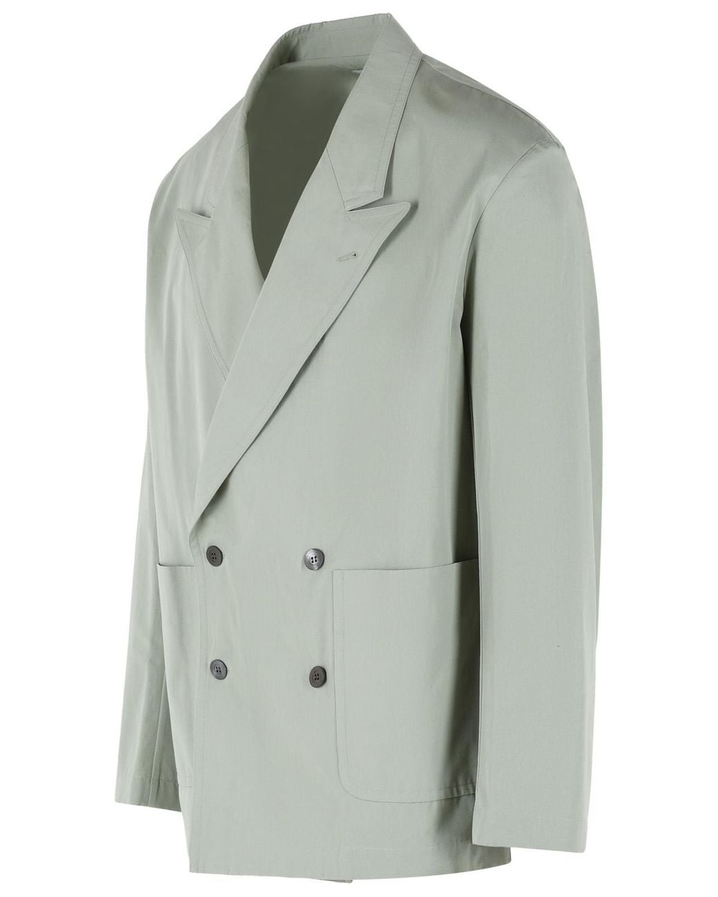 Dries Van Noten Green 'Caplans' Cotton Blazer for men