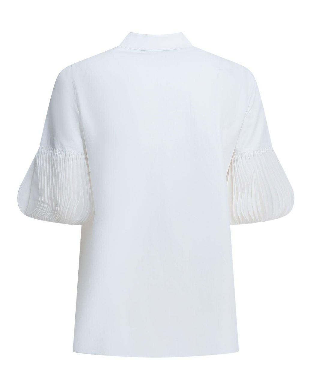 Valentino White Embroidered Casual Shirt