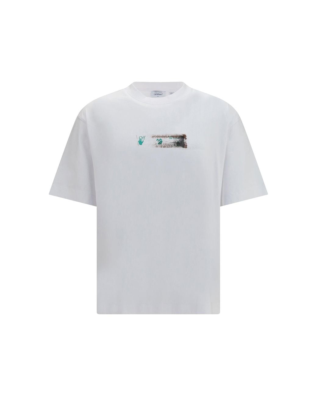 Off-White c/o Virgil Abloh Gray Skate Narciso T-Shirt for men