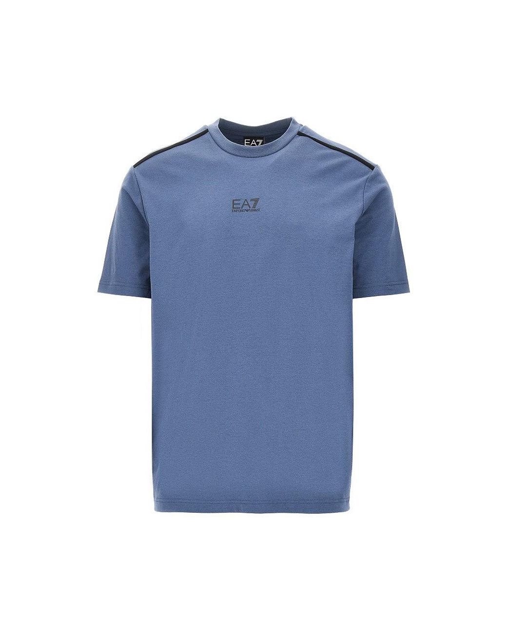 EA7 Blue Natural Ventus 7 T-Shirt for men
