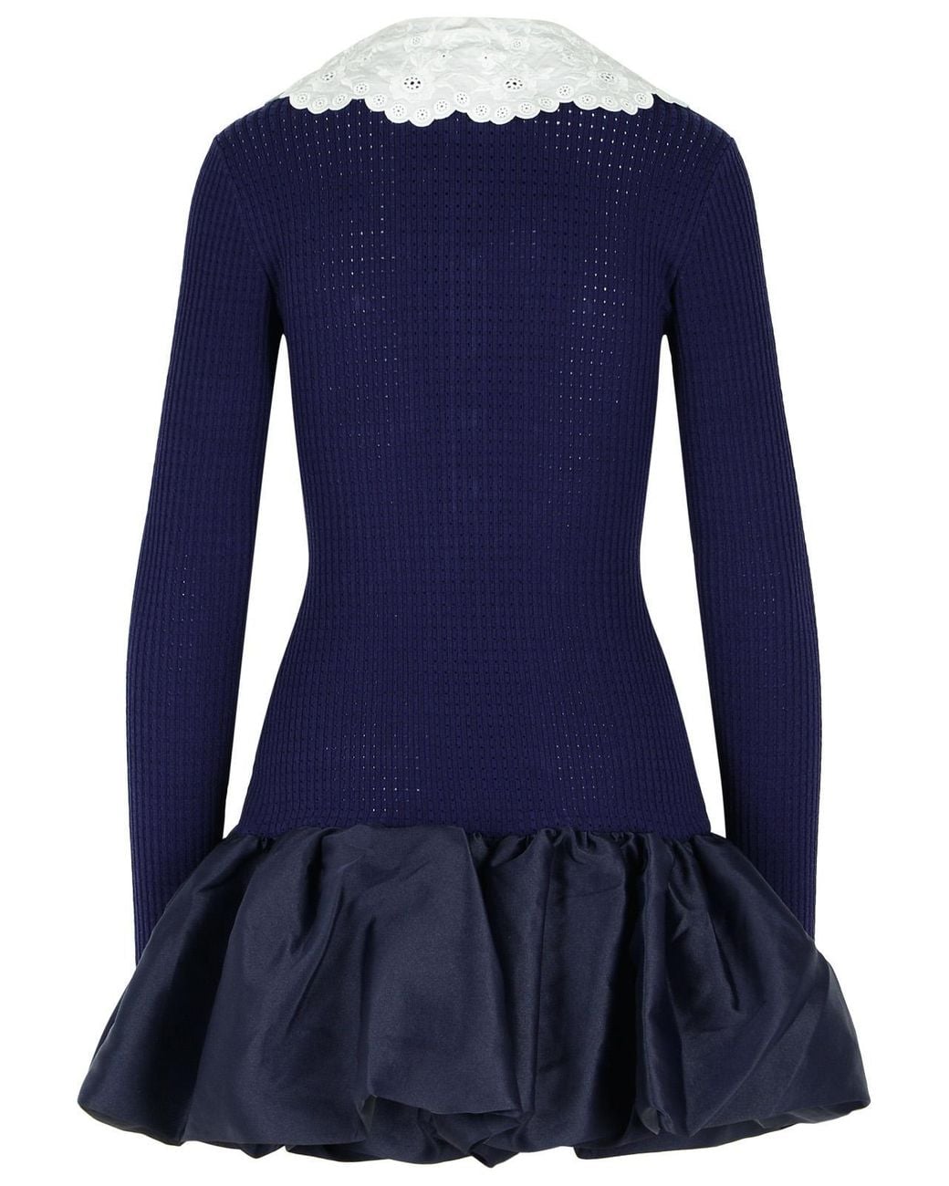 Self-Portrait Blue Self Portrait Viscose Dress