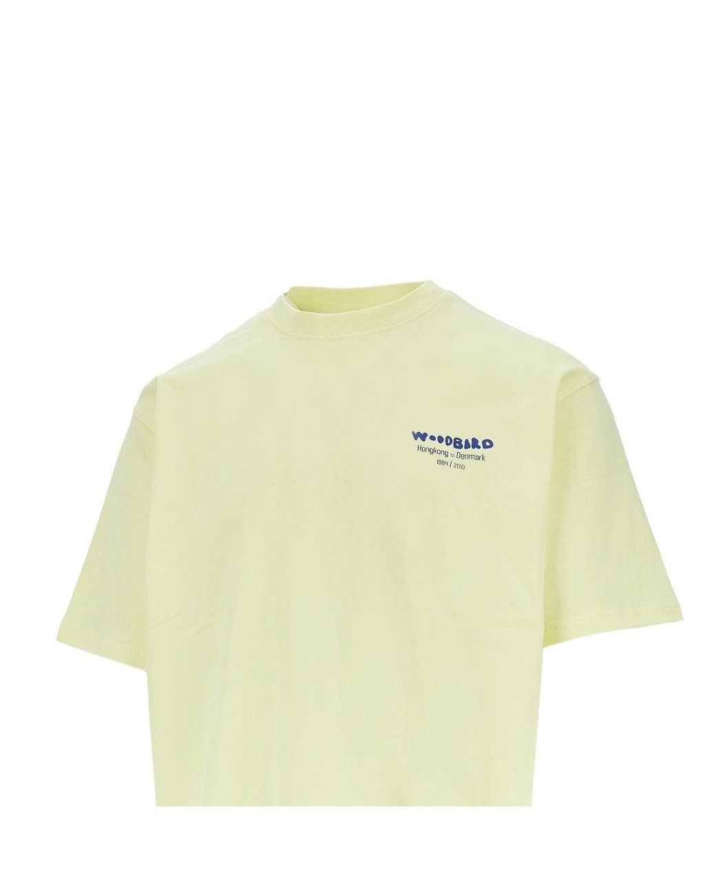 Woodbird Yellow 'Wbbaine Wok' T-Shirt for men