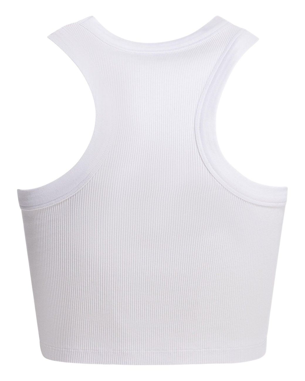 Givenchy White Cropped Tank Top With Logo