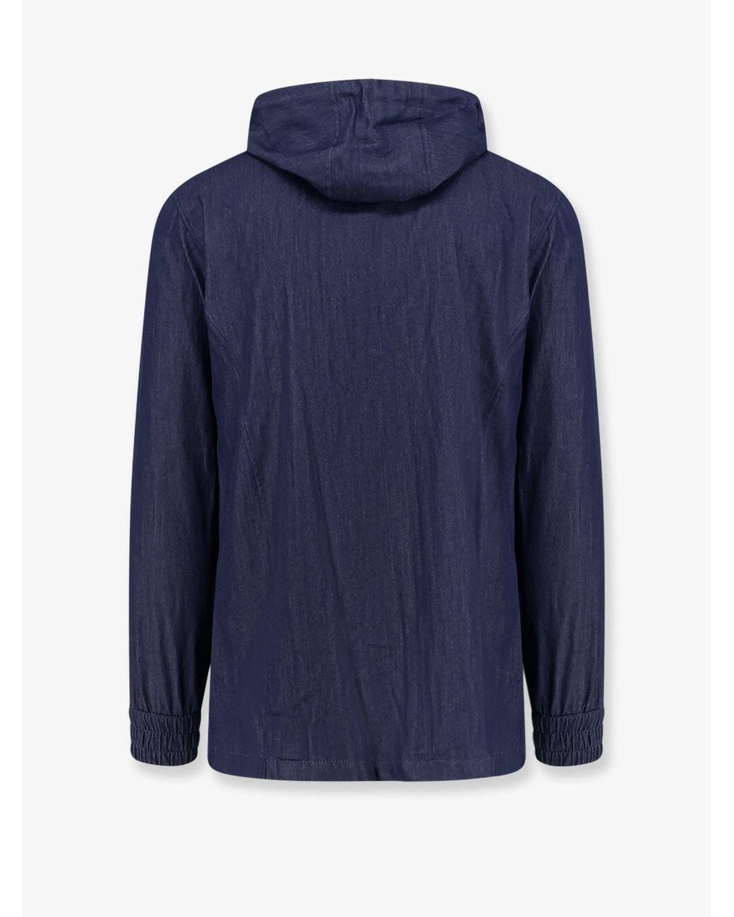 Kiton Blue Light Denim Sweatshirt for men