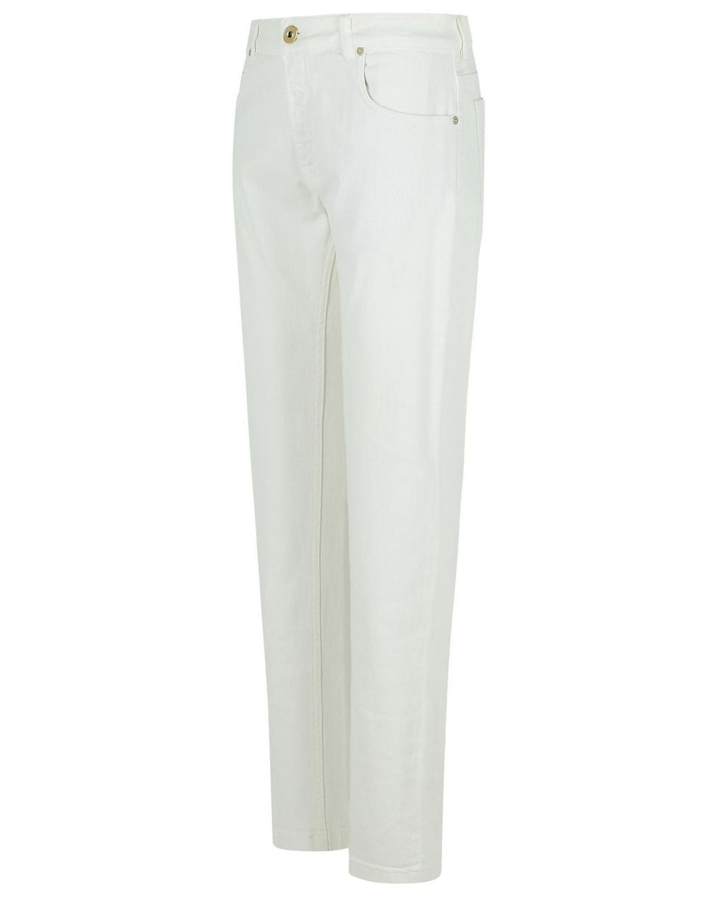 Eleventy White Cotton Pants for men