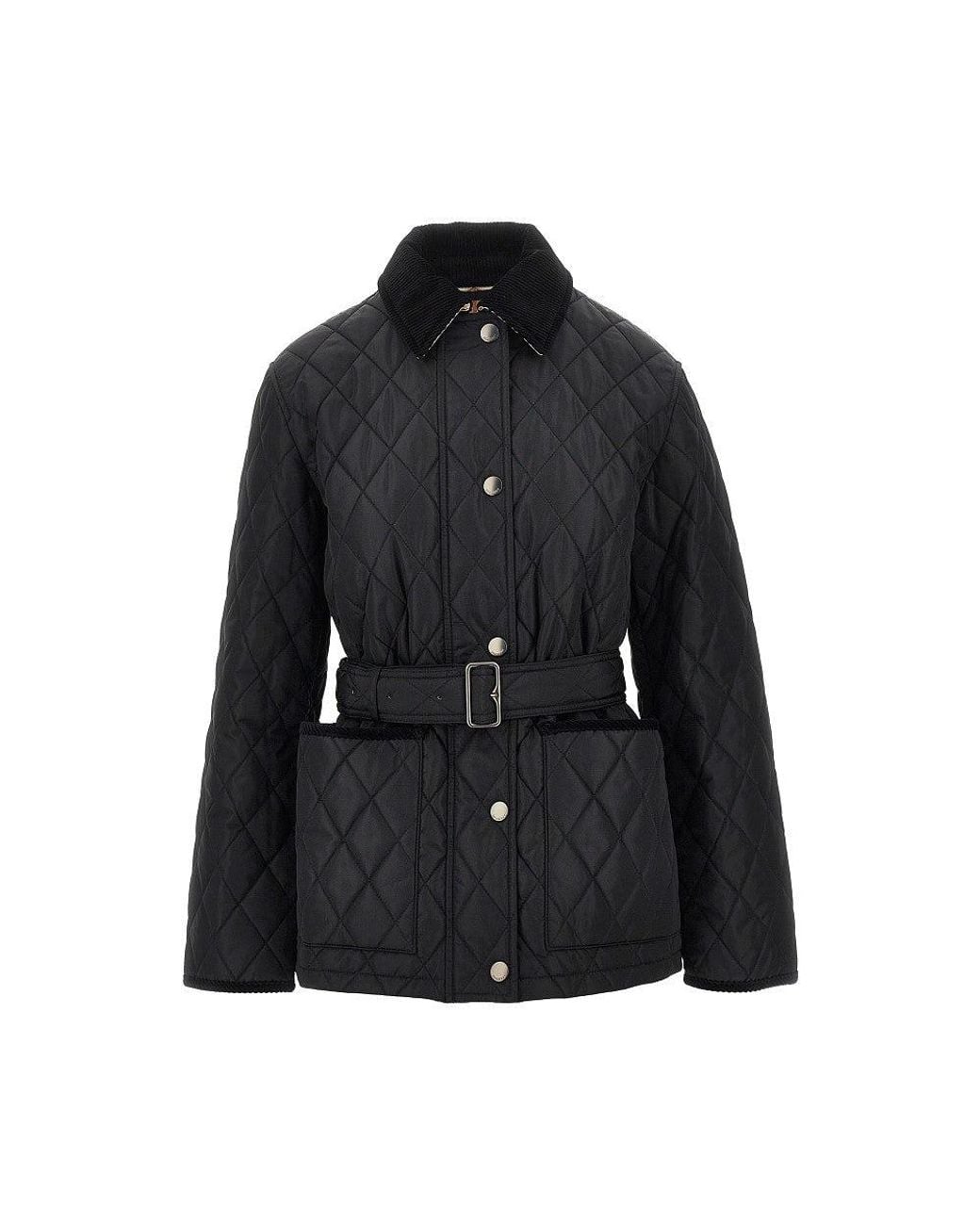 Burberry Black Quilted Nylon Jacket