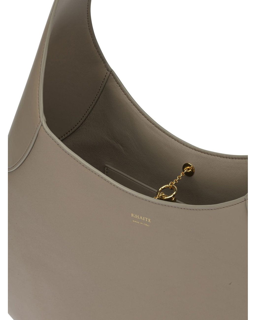 Khaite Gray "Joan Hobo" Large Shoulder Bag