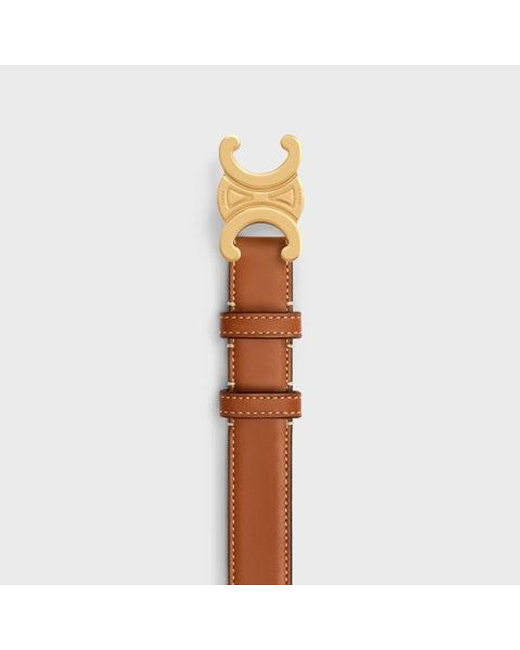 Céline Brown Triomphe Belt