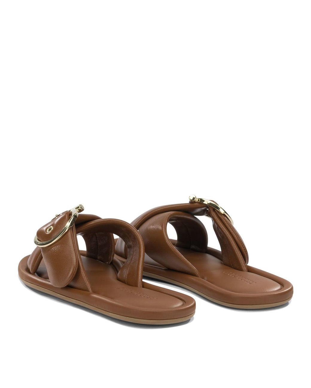 Ferragamo Brown "Elyzia" Slides