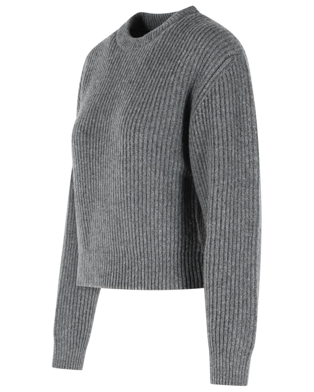 Jil Sander Gray Wool Sweater