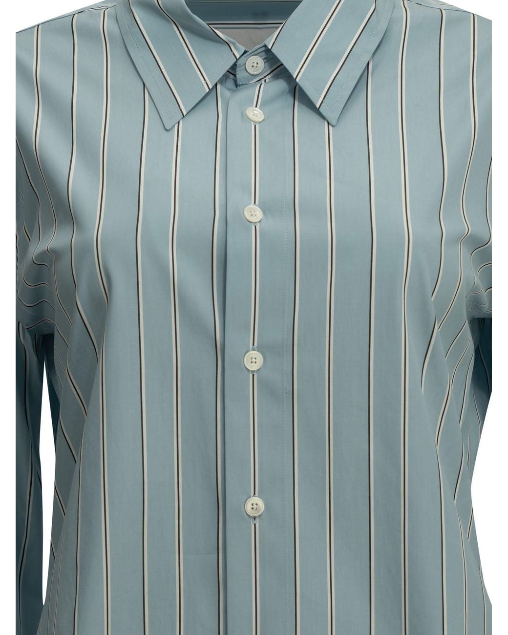 AMI Blue Casual Shirt With Logo