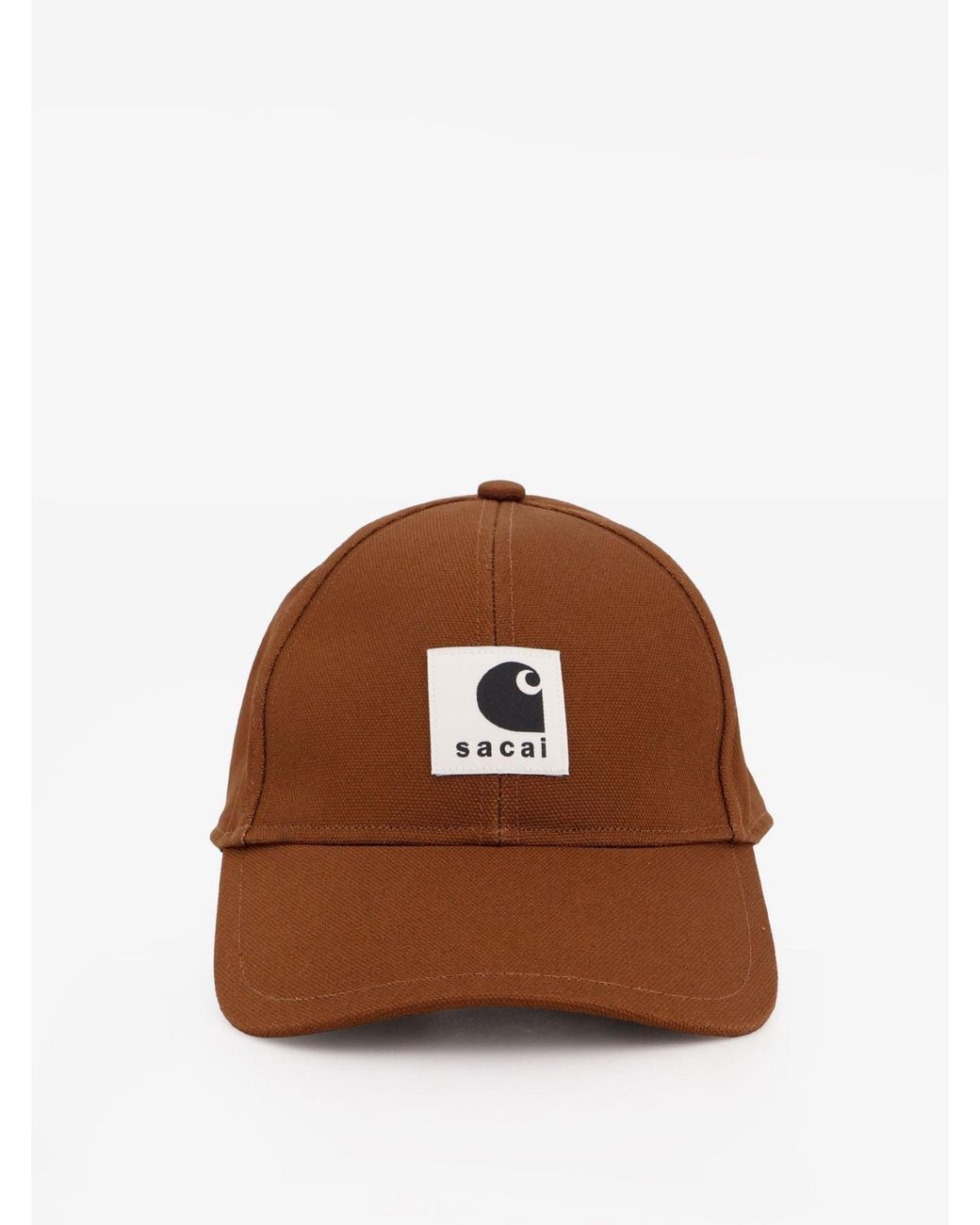 SACAI X CARHARTT WIP Brown Carhartt Wip Duck Cotton Baseball Hat for men