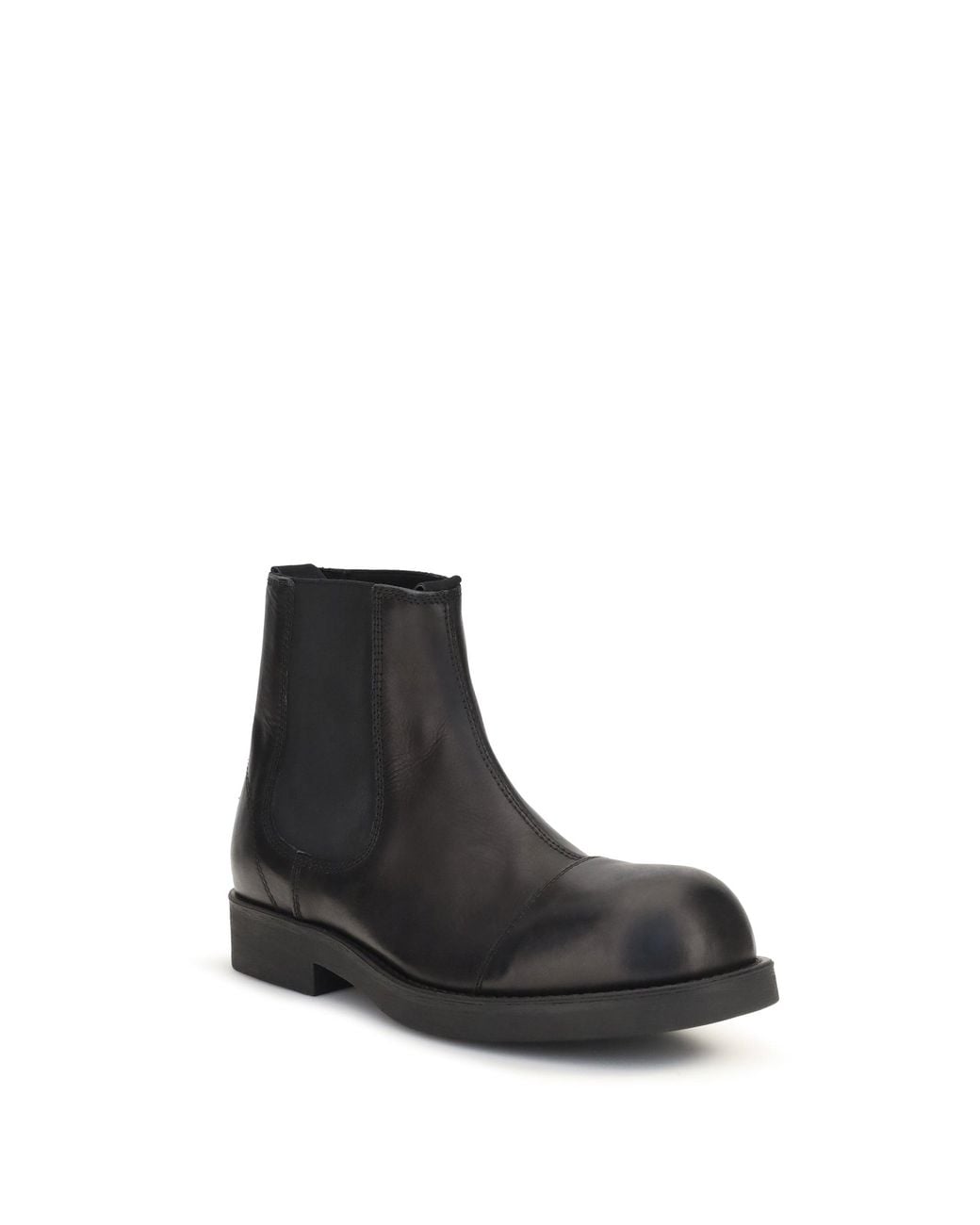 MM6 by Maison Margiela Black Chelsea Biker Boots for men