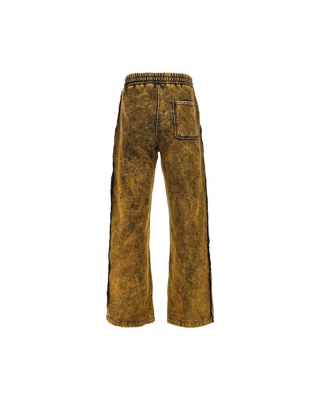 DIESEL Natural Cotton-Blend Relaxed Fit Track Pants for men