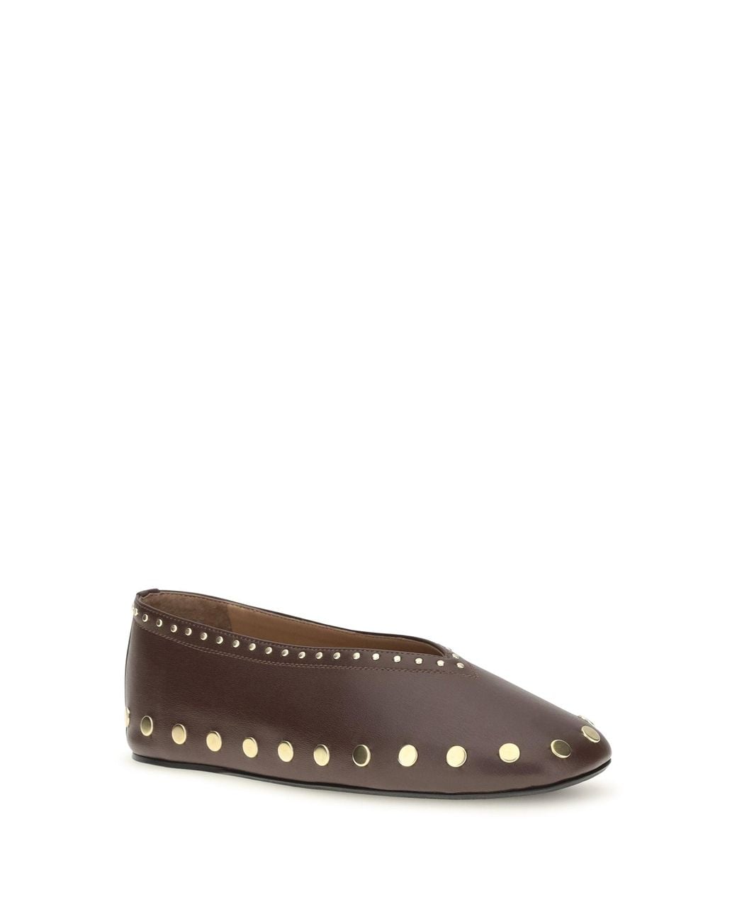 Ganni Brown Jenny Ballerinas