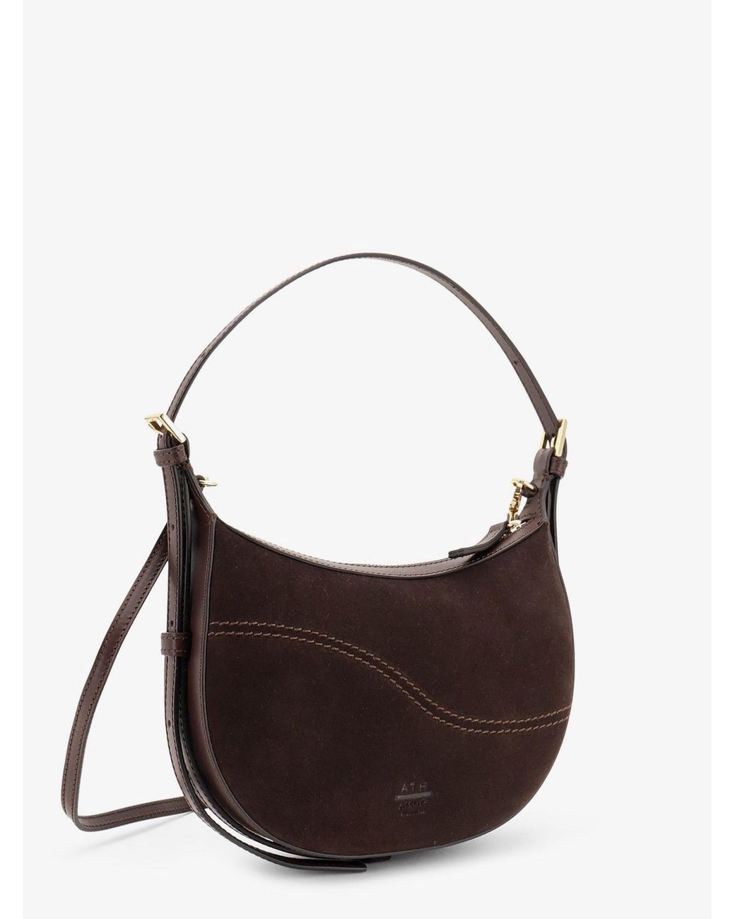 Atp Atelier Multicolor Silea Suede Shoulder Bag