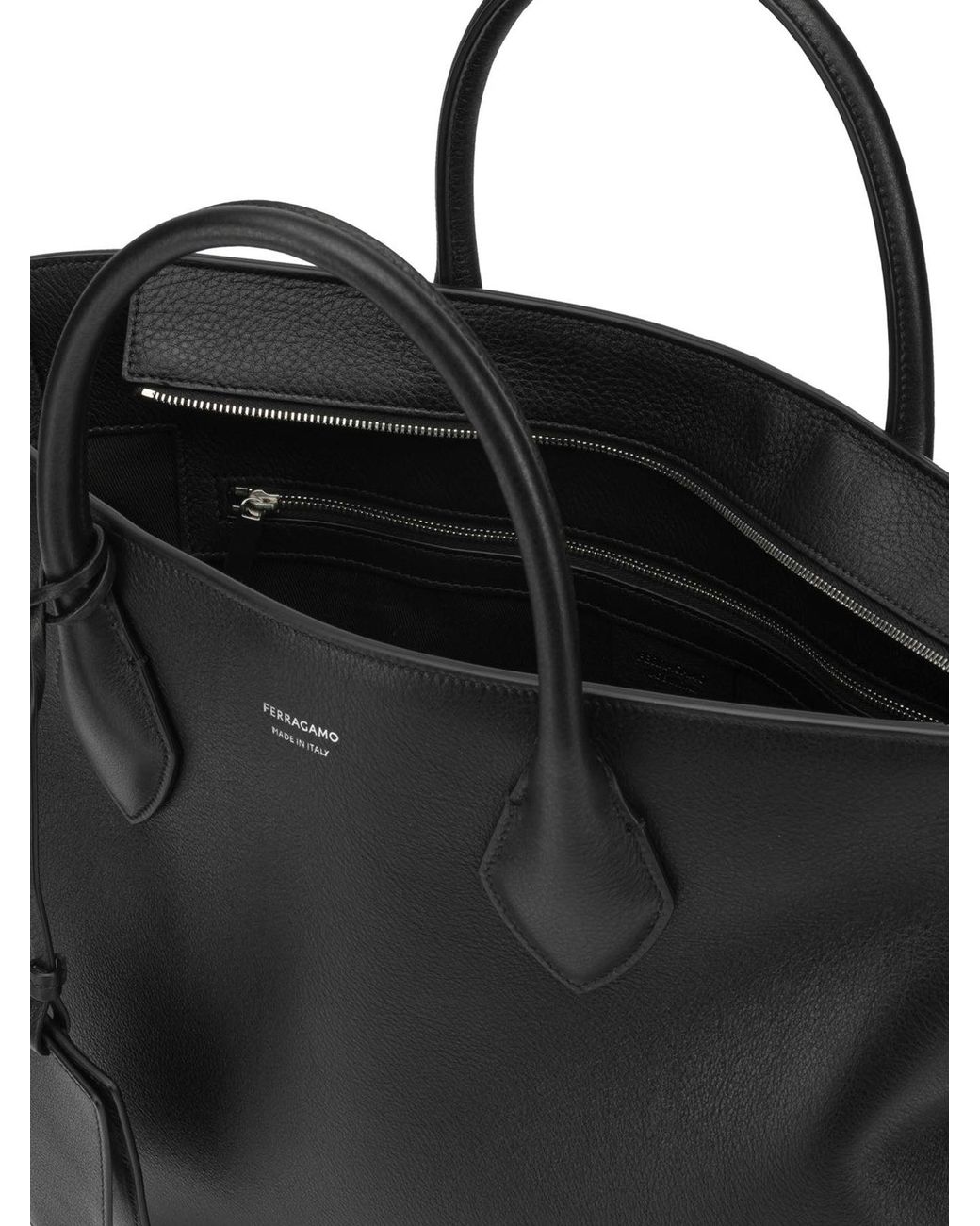 Ferragamo Black Large "Star" Handbag