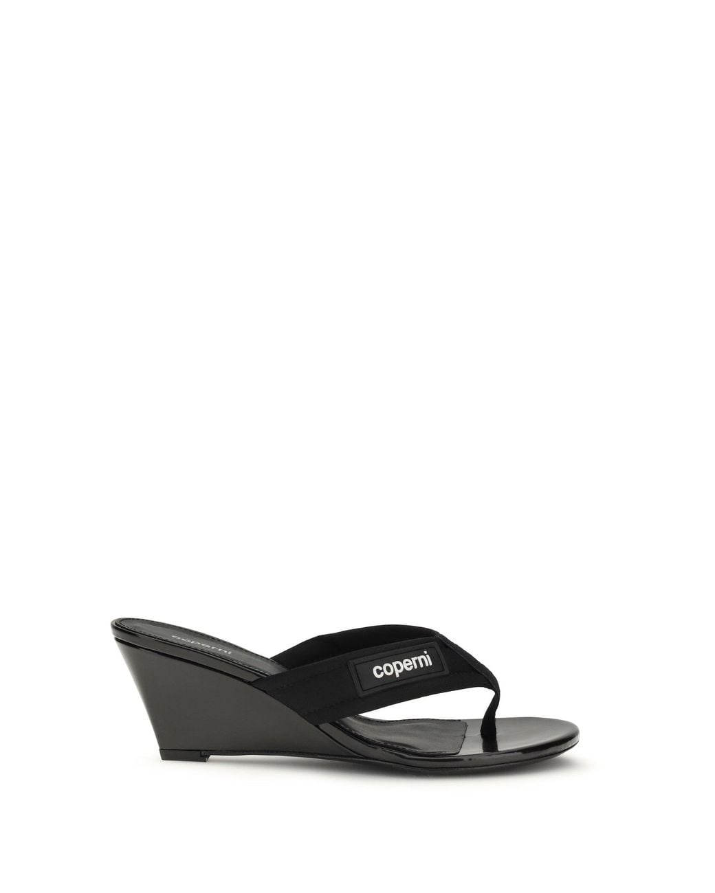 Coperni White Lift Flip-Flop Sandals