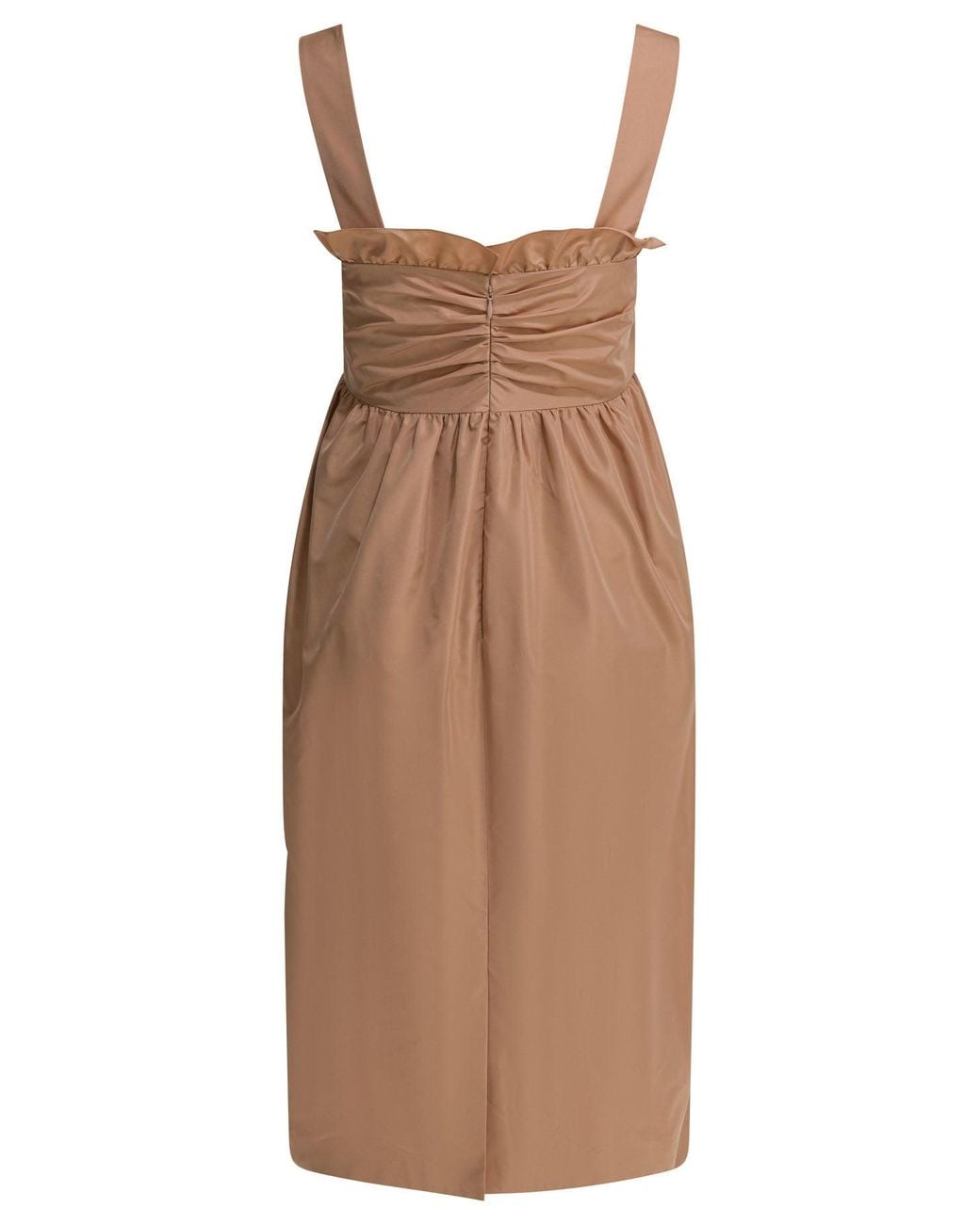 Chloé Brown Balloon Dress