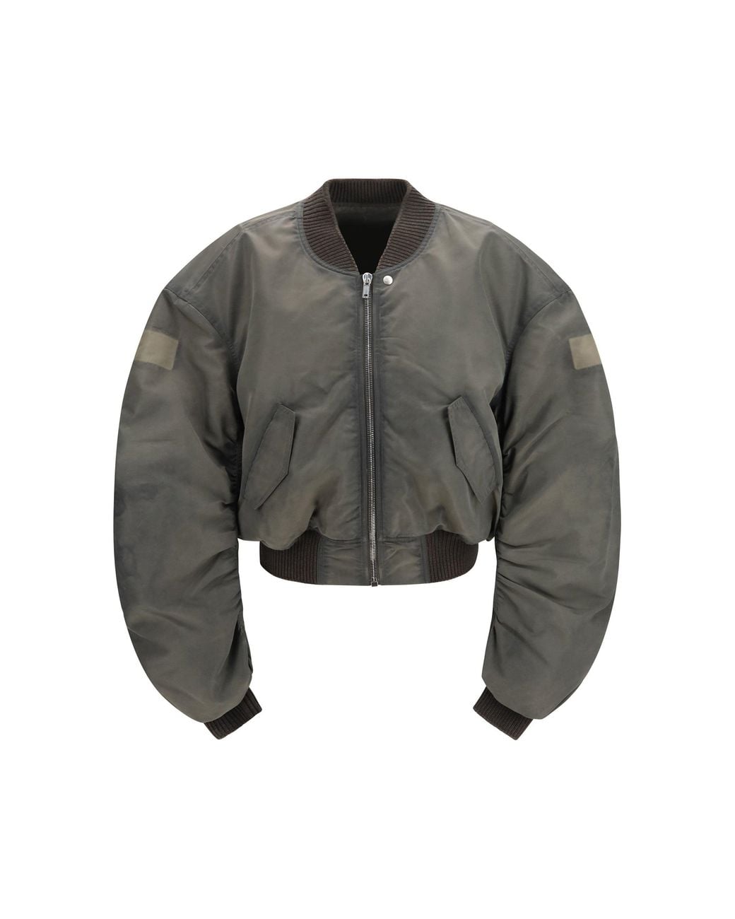 Rick Owens Gray Secchia Flight Bomber for men
