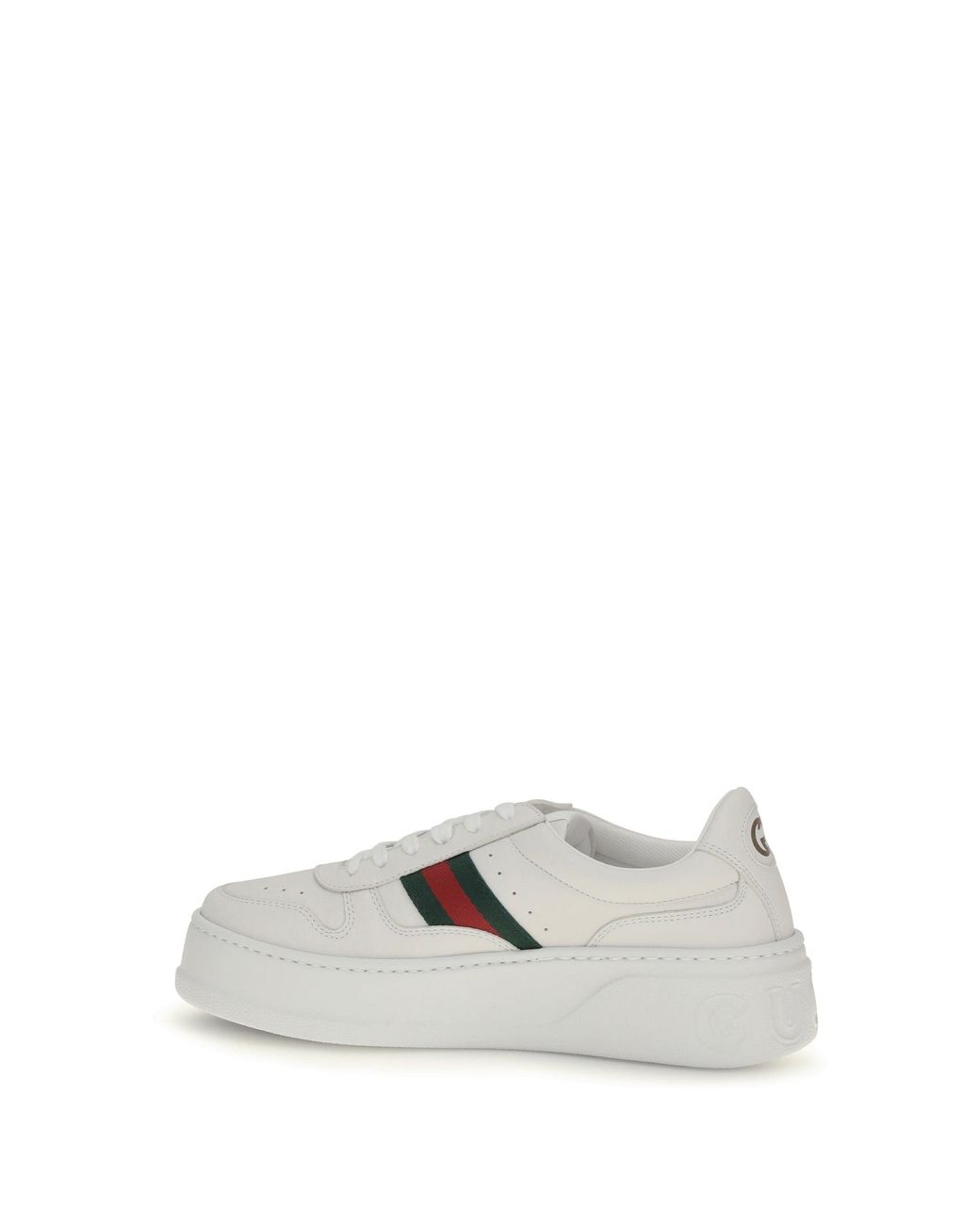 Gucci White Oversized Sole Sneakers