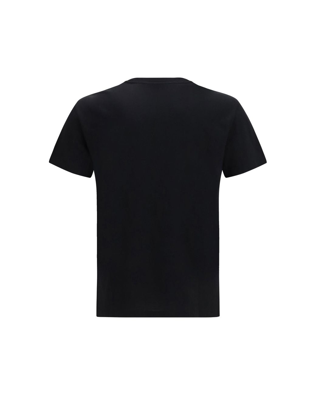 Valentino Black T-Shirt Vlogo Cotton for men