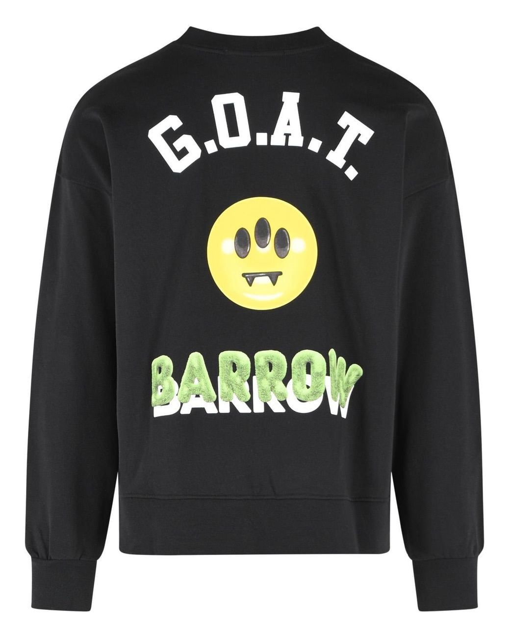 Barrow Black Cotton Sweatshirt for men