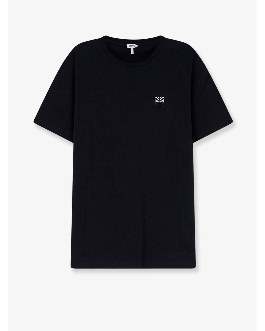 Loewe Black Cotton T-Shirt for men