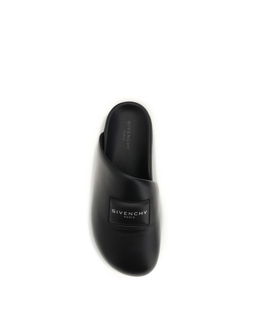 Givenchy Black Leather Mules for men