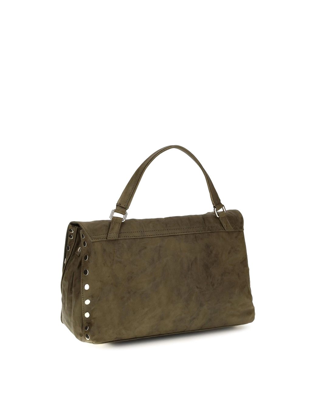 Zanellato Green Postina Officina Top Handle Bag