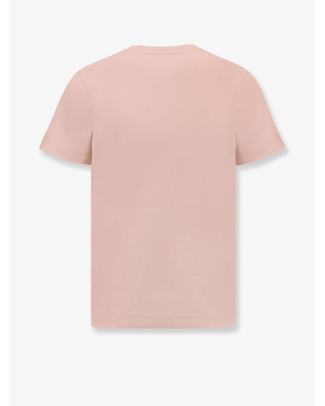 Moncler Pink Biologic Cotton T-Shirt
