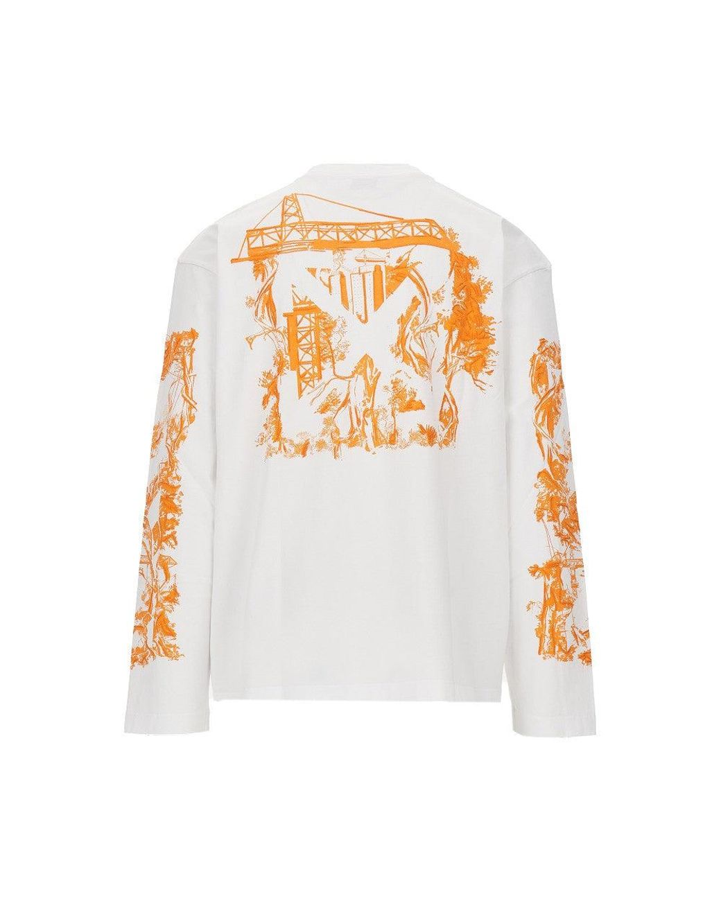 Off-White c/o Virgil Abloh White 'City Nature' Cotton T-Shirt for men