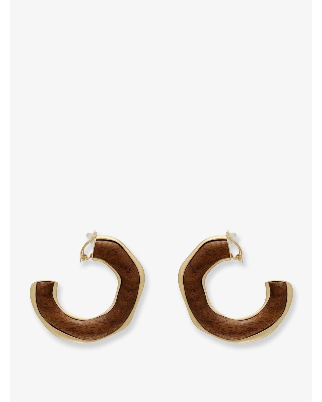 Cult Gaia Multicolor Madeira Natural Wood Earrings