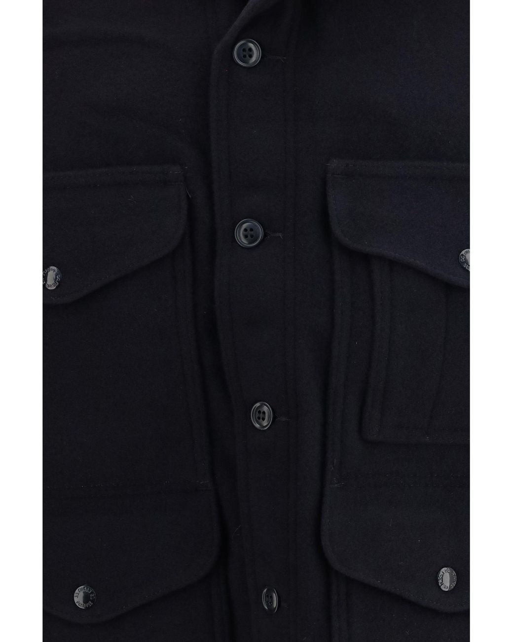 Filson Blue Mackinaw Cruiser Wool Jacket Dark for men